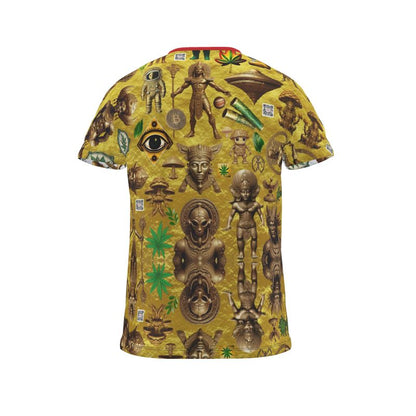 Cut and Sew All Over Print T-Shirt