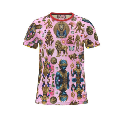 Cut and Sew All Over Print T-Shirt