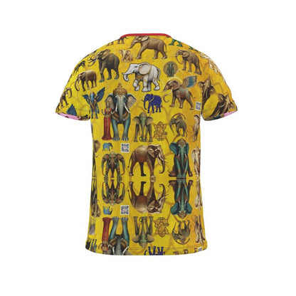 Cut and Sew All Over Print T-Shirt