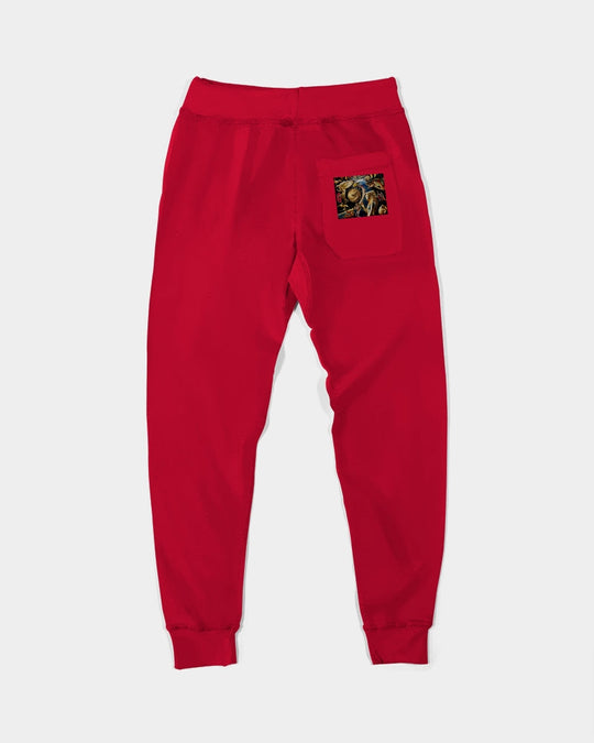 Trendy Abstrak Pattern Unisex Premium Fleece Joggers | Lane Seven