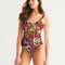 Robotic Abstrak Women's All-Over Print One-Piece Swimsuit