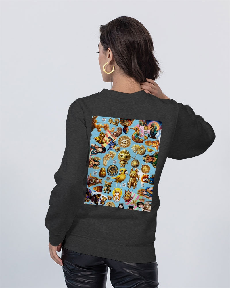 4 Annunaki Abstrak Collection Unisex Premium Crewneck Sweatshirt | Lane Seven