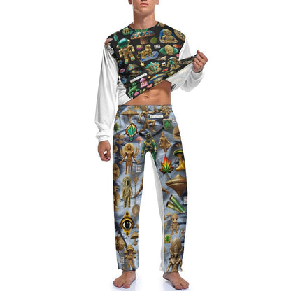 180gsm Men's Loungewear Set JJ1201 (All-Over Printing)