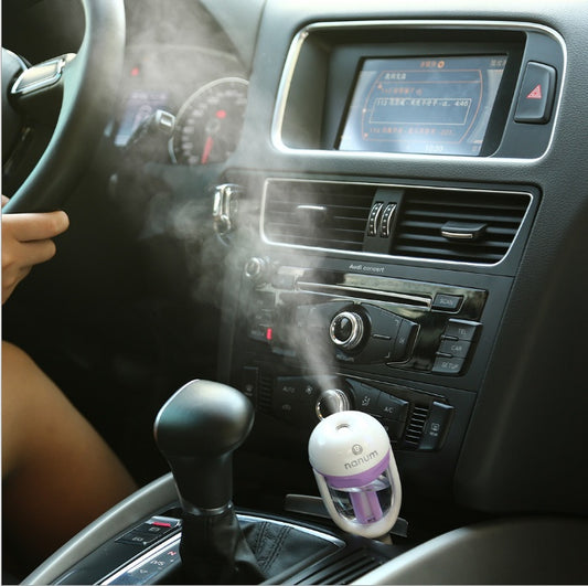 Car Humidifier Air Purifier Freshener Essential Oil Diffuser