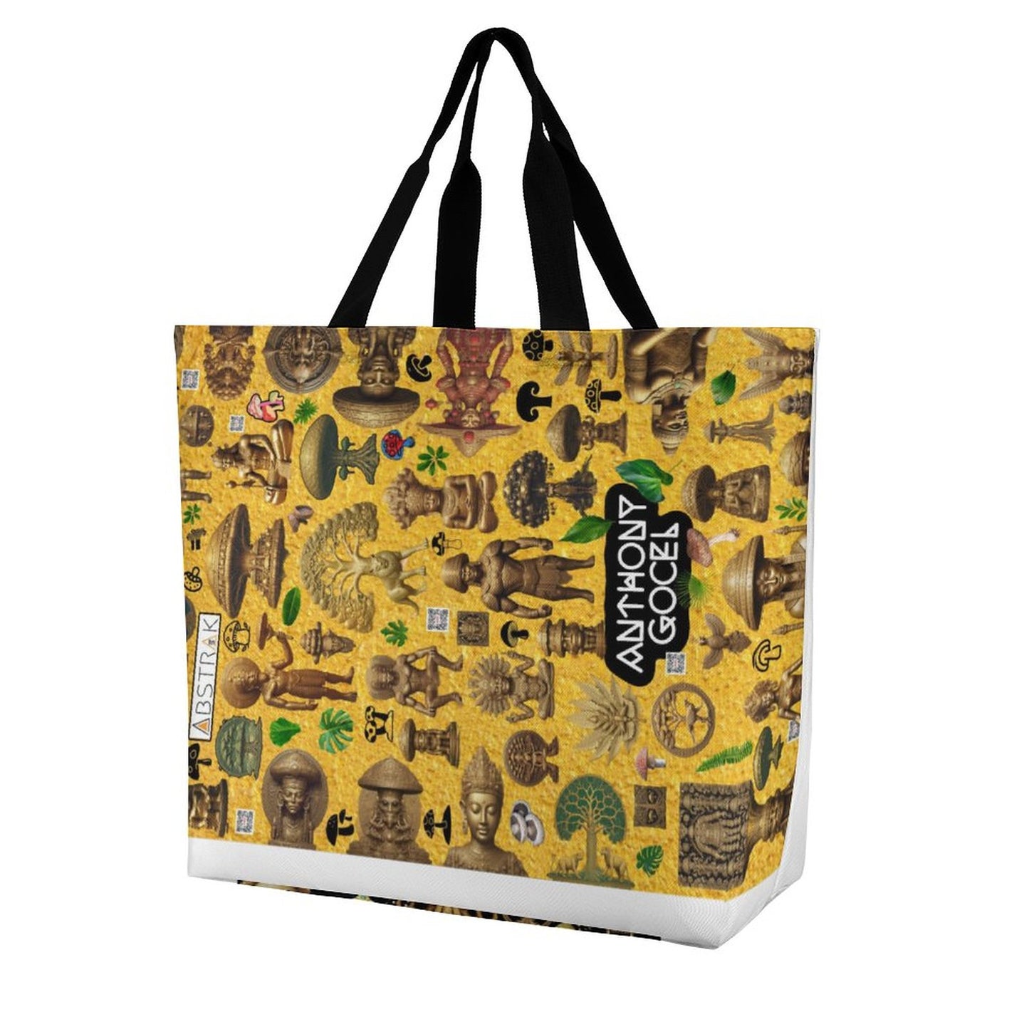 Large One Shoulder Shopping Bag (All-Over Printing)