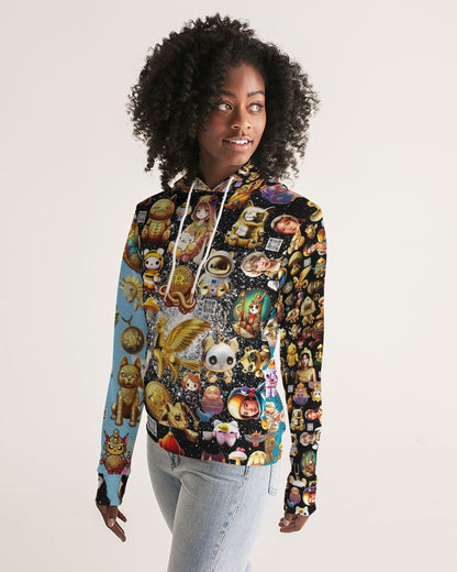 4 Annunaki Abstrak Collection Women's All-Over Print Hoodie