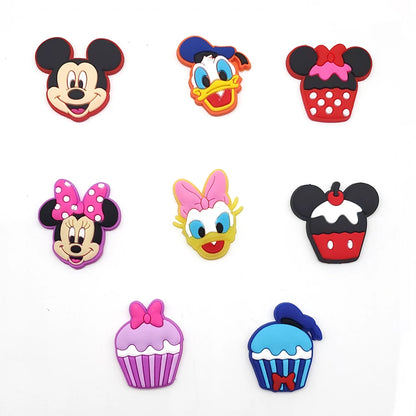 MINISO 1pcs cartoon Disney series DIY shoe charms Accessories buckle clogs sandals Garden shoes decorate kids gifts