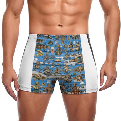 Fashionable Men's  boardshorts Swim Trunks DN003 (All-Over Printing)