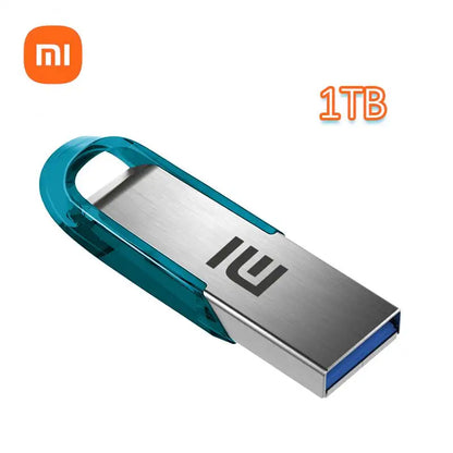 Xiaomi Mijia Usb 3.0 Flash Drive Portable Metal 2tb Large Capacity High-speed Transfer Storage Memory Waterproof U Disk New