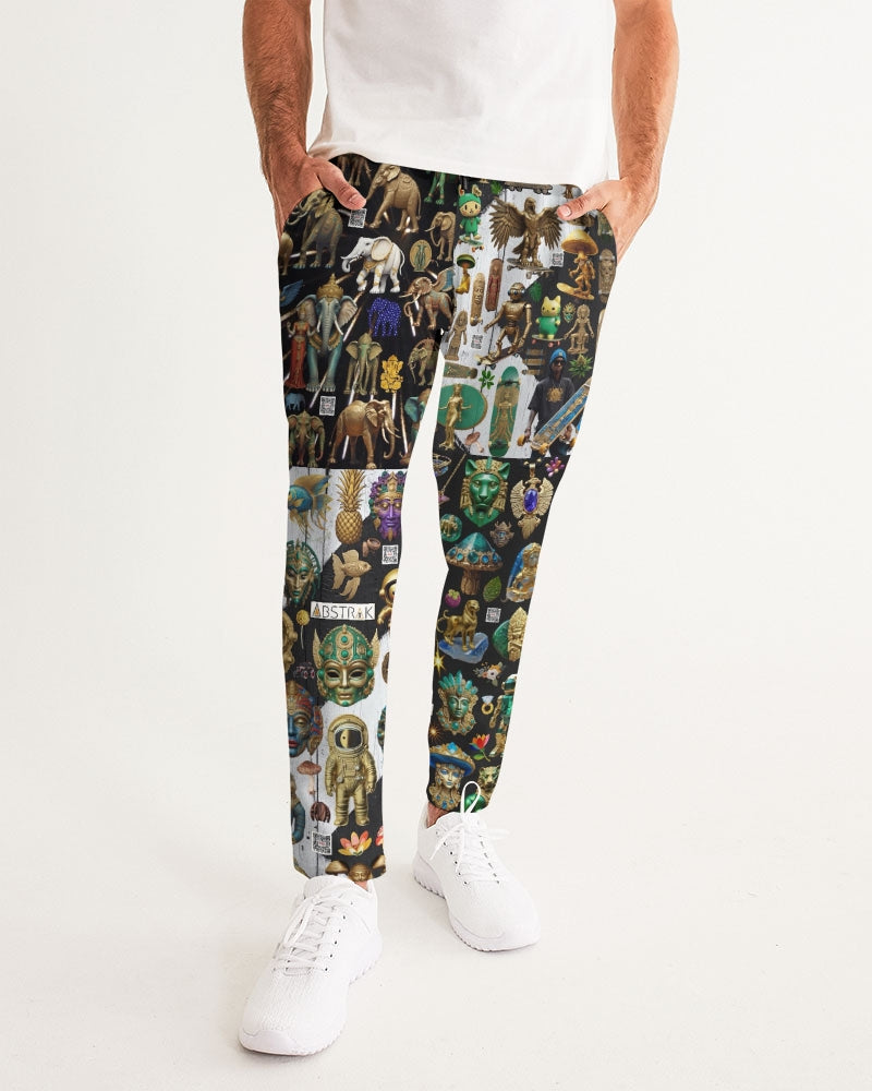 Abstraknyc Men's All-Over Print Joggers