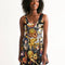 Womens Abstrak Women's All-Over Print Scoop Neck Skater Dress