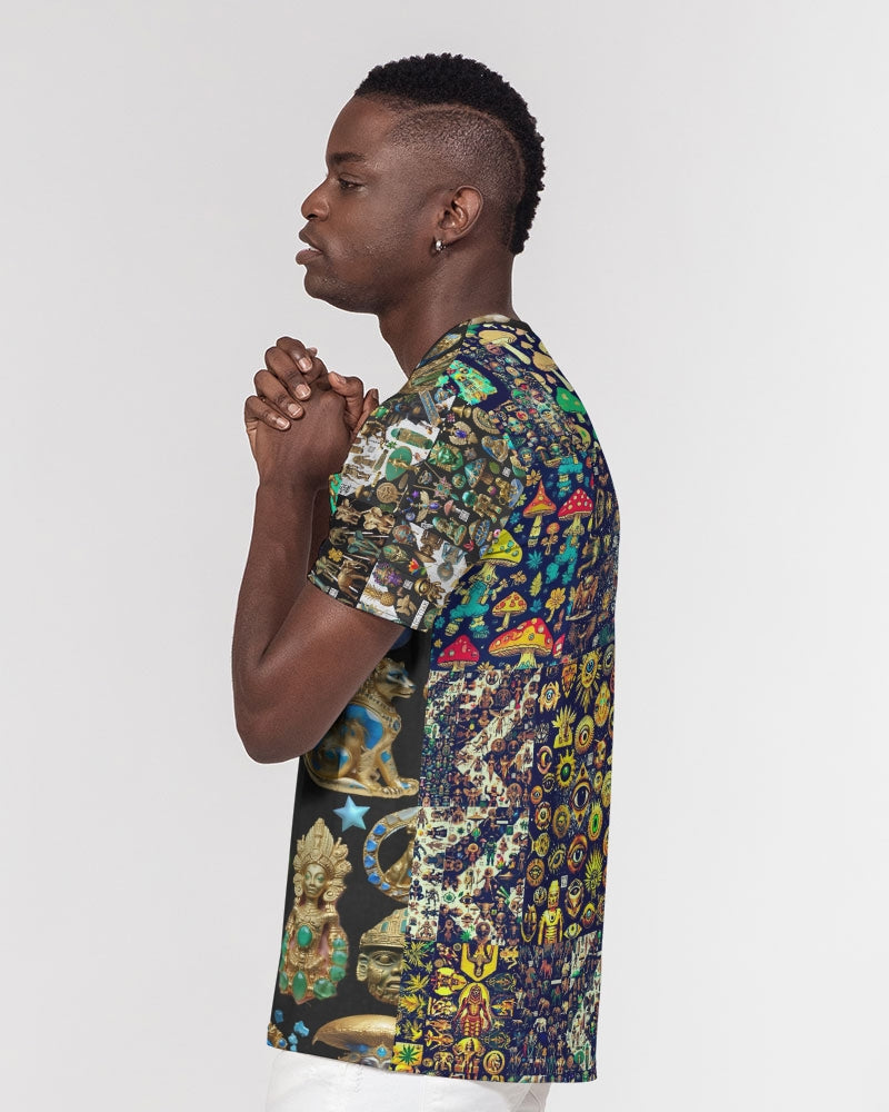 Abstraknyc Men's All-Over Print Pocket Tee