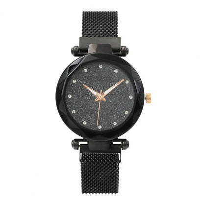 Elegant Timekeeping Accessory Elegant Rhinestone Women's Watch with Quartz Movement Minimalist Metal Design for Ladies