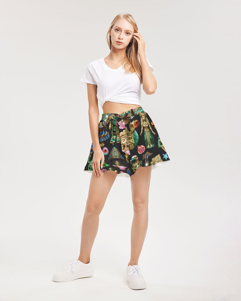 IMG_3100 Women's All-Over Print Ruffle Shorts