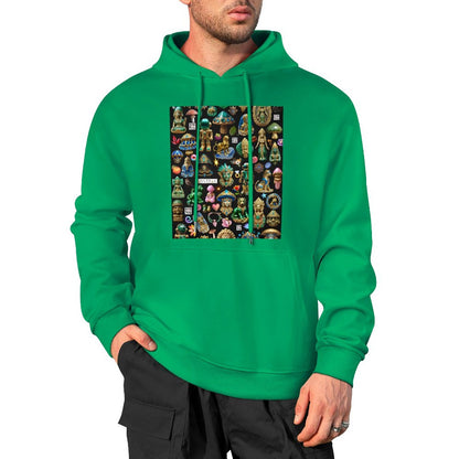 DTF 250gsm Cotton Men's Hoodie with Pocket (Front Printing)