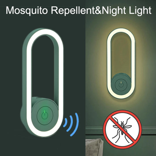 Portable Ultrasonic Mosquito Repellent Mini LED Night Light