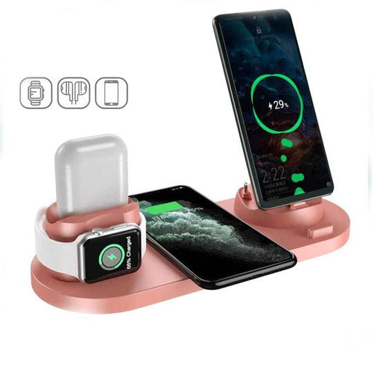 100W 8 in 1 Wireless Charger Fast Charging Station for iPhone15/ 13/14/12 Pro Max/11 /XS Max, iWatch 8/7/6/SE/6/5/4, AirPods Pro