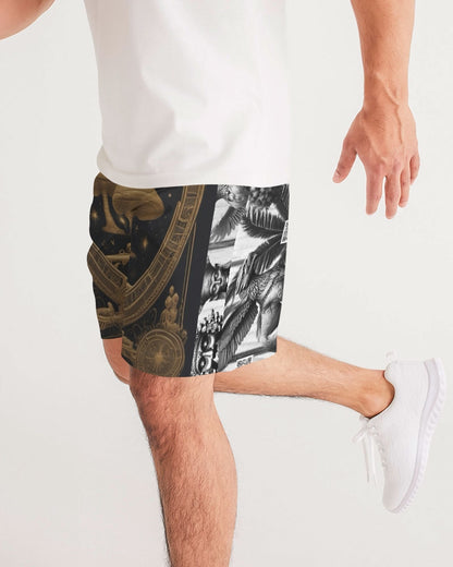 IMG_7080 Men's All-Over Print Jogger Shorts