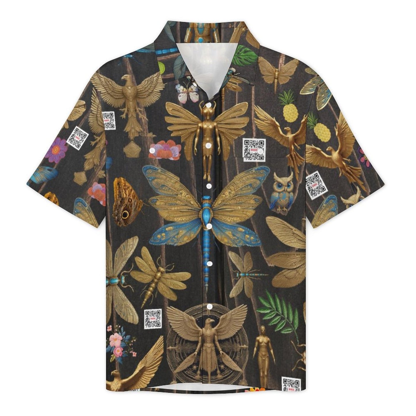 Short Sleeve Shirt with Pockets LM056 (All-Over Printing)