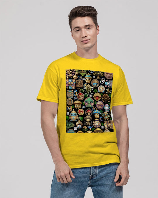 Mushroom Abstak Collection Unisex Heavy Cotton T-Shirt | Gildan