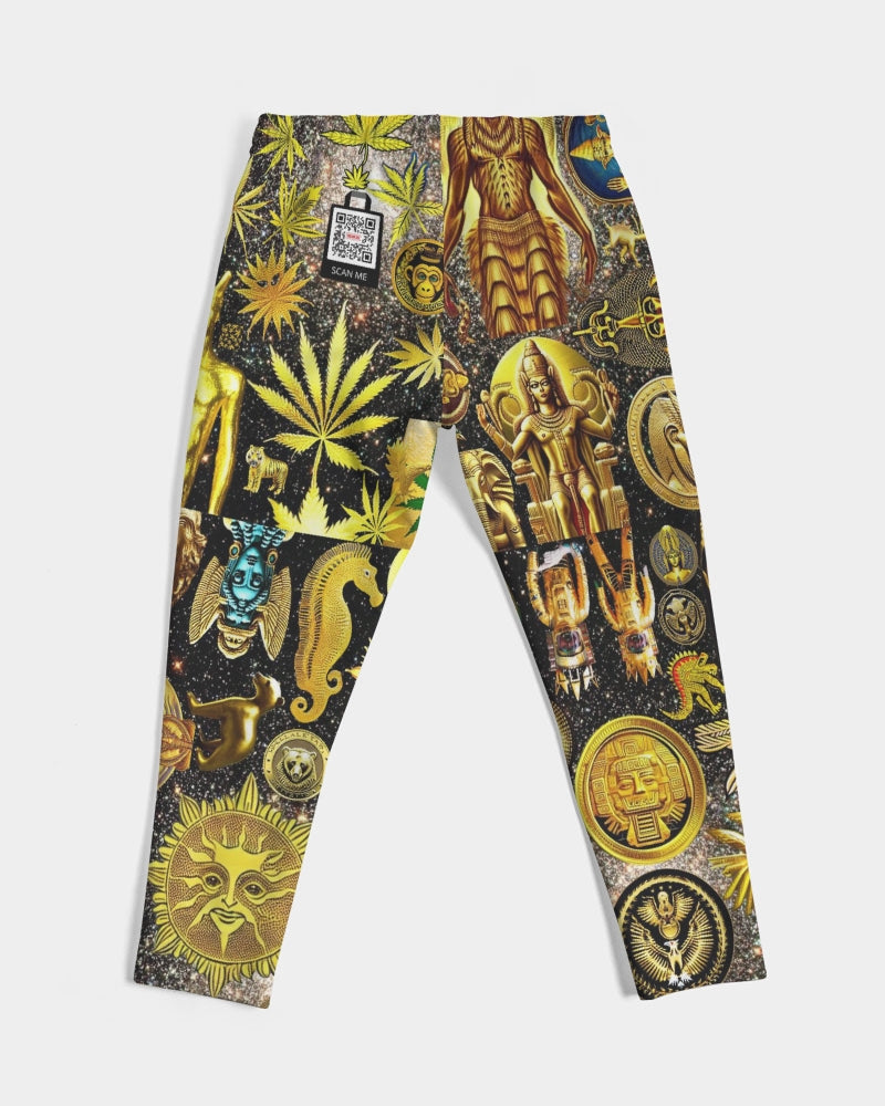 Ancient Abstrak Men's All-Over Print Joggers