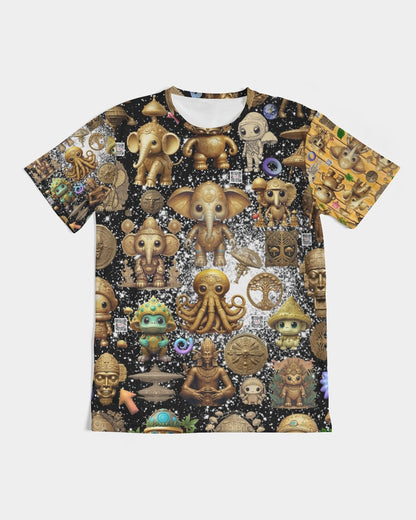 Elephant Collection Men's All-Over Print Tee