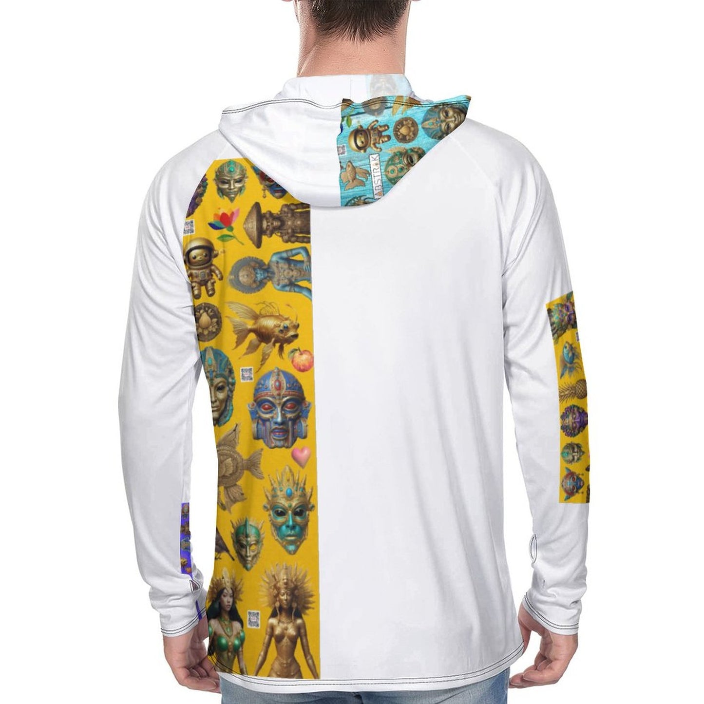 Men's Long Sleeve Hoodie NZ145 (All-Over Printing)