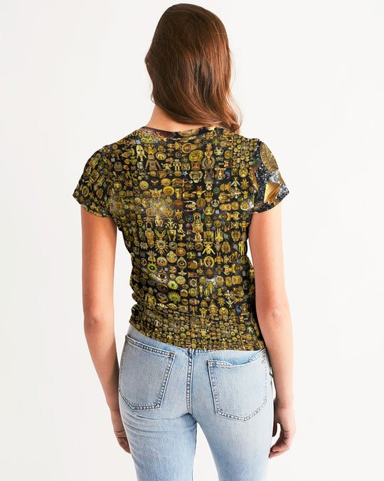 Nature Abstrak Women's All-Over Print Tee