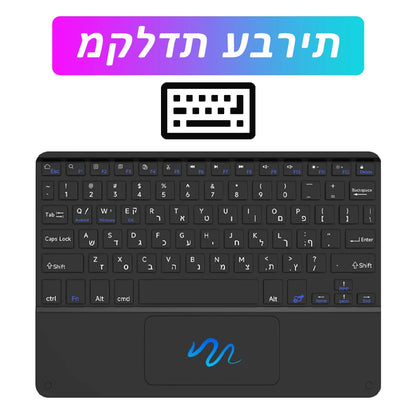 CASEPOKE For iPad Wireless Keyboard with Touchpad For Xiaomi Samsung Huawei Android iOS Windows Bluetooth Keyboard and Mouse