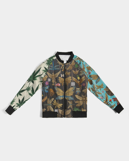 Abstrak dragonfly Women's All-Over Print Bomber Jacket