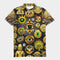 Evil Eye Abtrak Men's All-Over Print Slim Fit Short Sleeve Polo