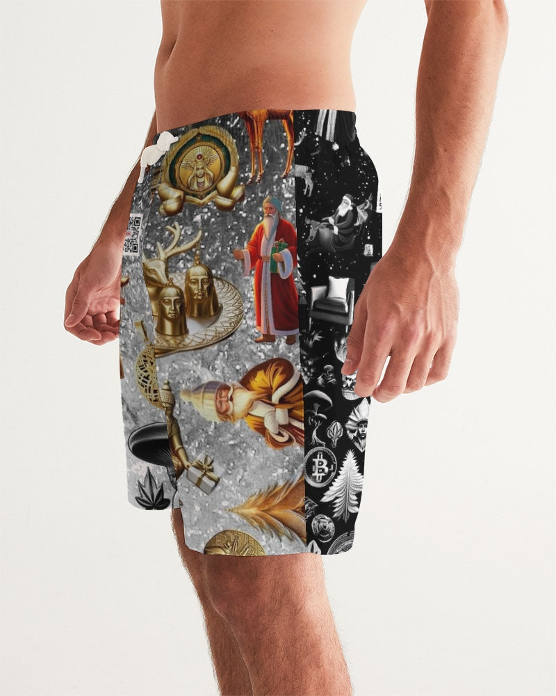 Matrix Vison Men's All-Over Print Swim Trunk