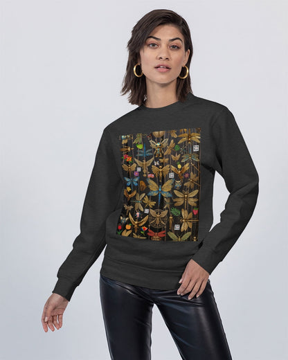 Abstrak dragonfly Unisex Premium Crewneck Sweatshirt | Lane Seven