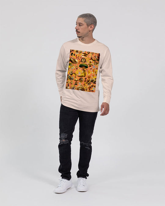 Illustration Abstrak Unisex Long Sleeve Tee | Lane Seven