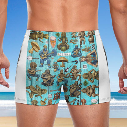 Men's Swimming Trunks DN003 (All-Over Printing)