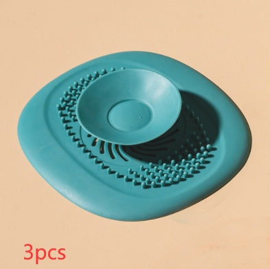 Bathroom Washbasin Drain Hair Catcher Kitchen Sewer Nausea Deodorant Deodorant Cover Seal Insect-proof Sink Floor Drain Cover