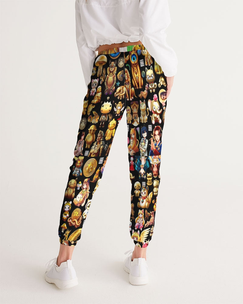 4 Annunaki Abstrak Collection Women's All-Over Print Track Pants