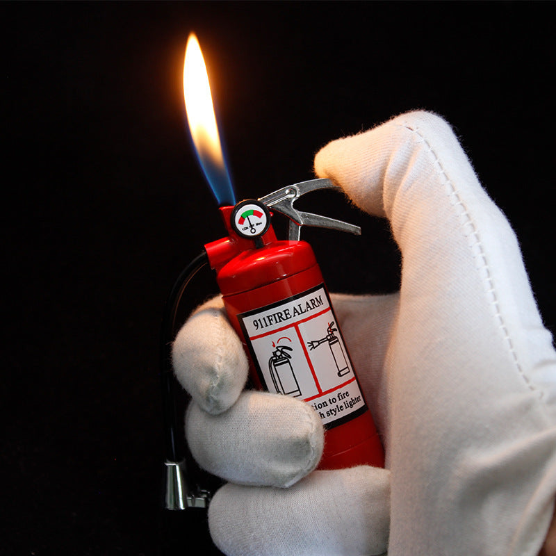 Creative Fire Extinguisher Shaped Lighter, Butane Free