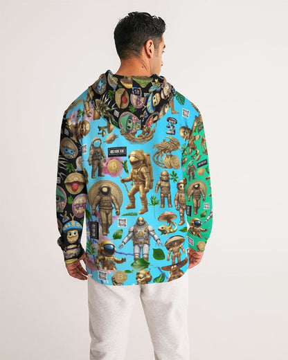 Mushroom Abstak Collection Men's All-Over Print Hoodie