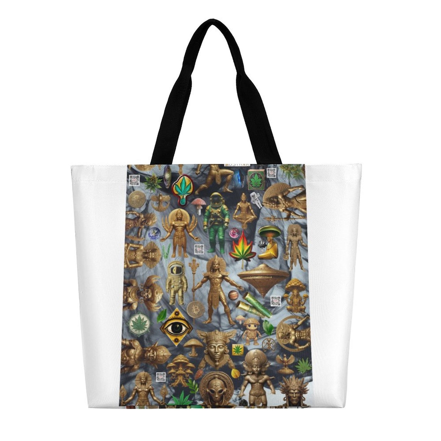 Large One Shoulder Shopping Bag (All-Over Printing)