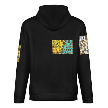 DTF 250gsm Cotton Men's Hoodie with Pocket (Dual-sided+Sleeve Printing)