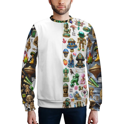 250gsm Round Neck Men's Sweatshirt 4T35 (All-Over Printing)