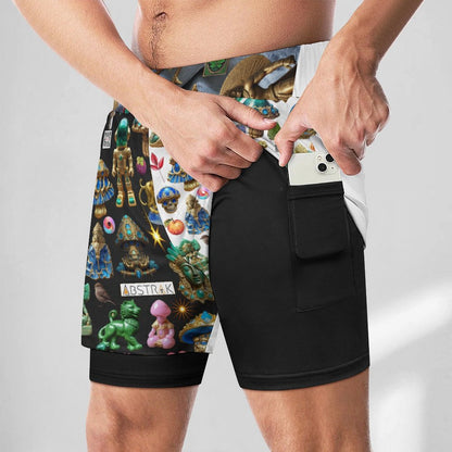 Men Beach Shorts with 4 Pockets DS076