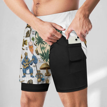 Men Beach Shorts with 4 Pockets DS076