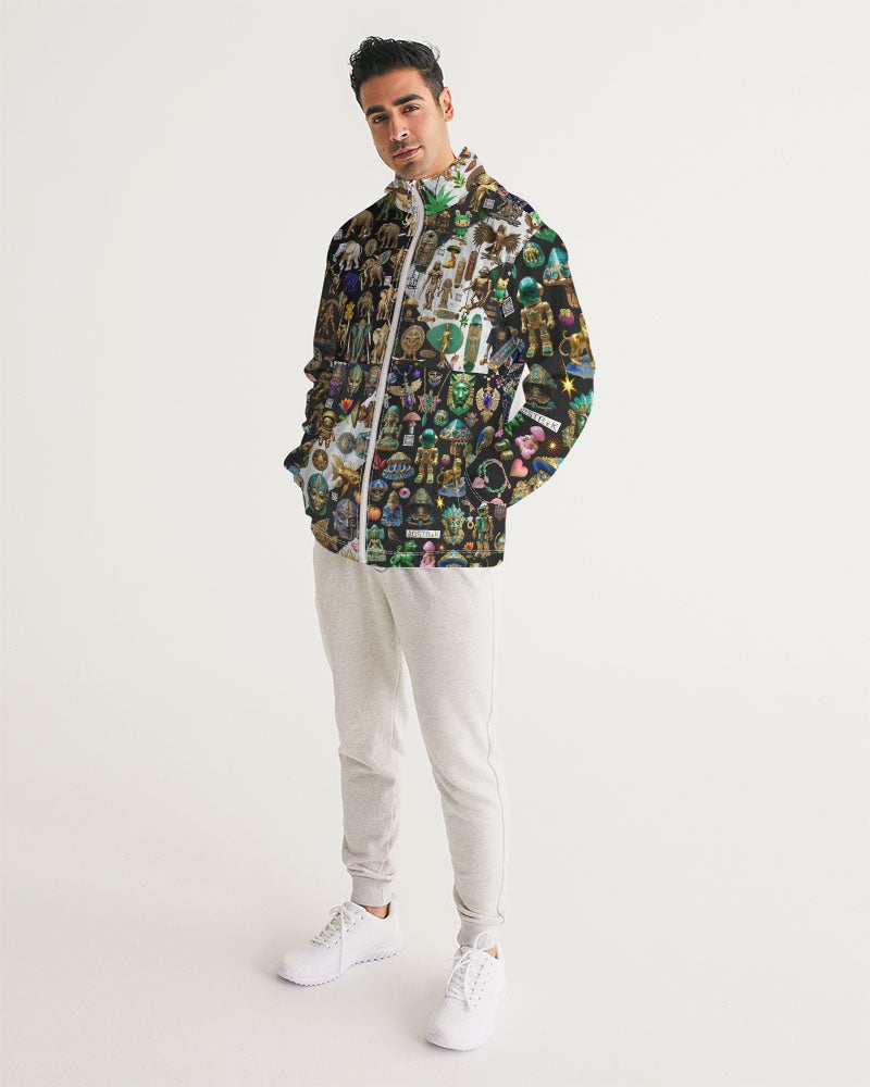 Abstraknyc Men's All-Over Print Windbreaker