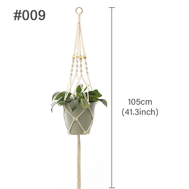 Artificial Plants Hanging Basket With Hook Macrame Plant Holder For Home Wedding Decor DIY Hanging Garland Fake Flowers Plant