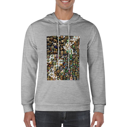 DTG 255gsm Cotton Funky Hoodie for Men (Front Printing)