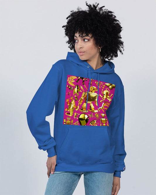 Robotic Abstrak Unisex Hoodie | Champion