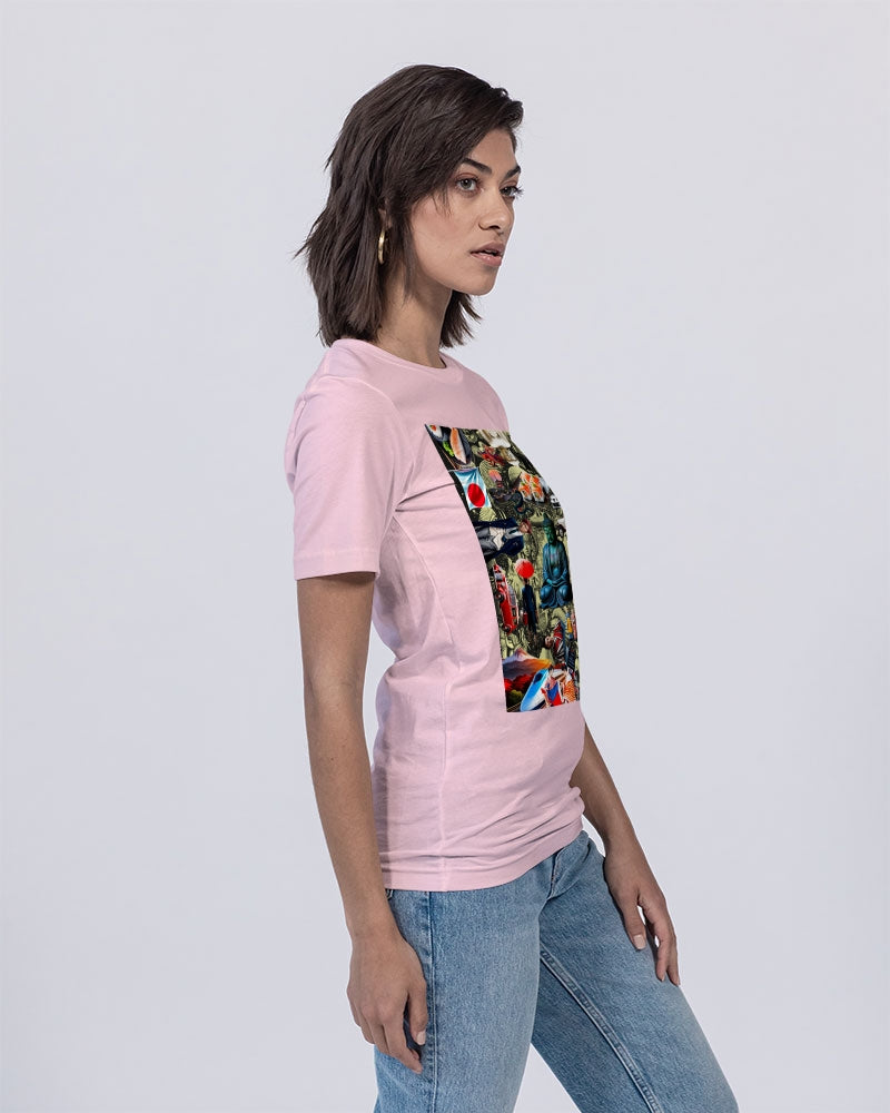 Trendy Abstrak Pattern Unisex Jersey Tee | Bella + Canvas