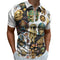 Men's Short Sleeve POLO Shirt with Zipper B470 (All-Over Printing)